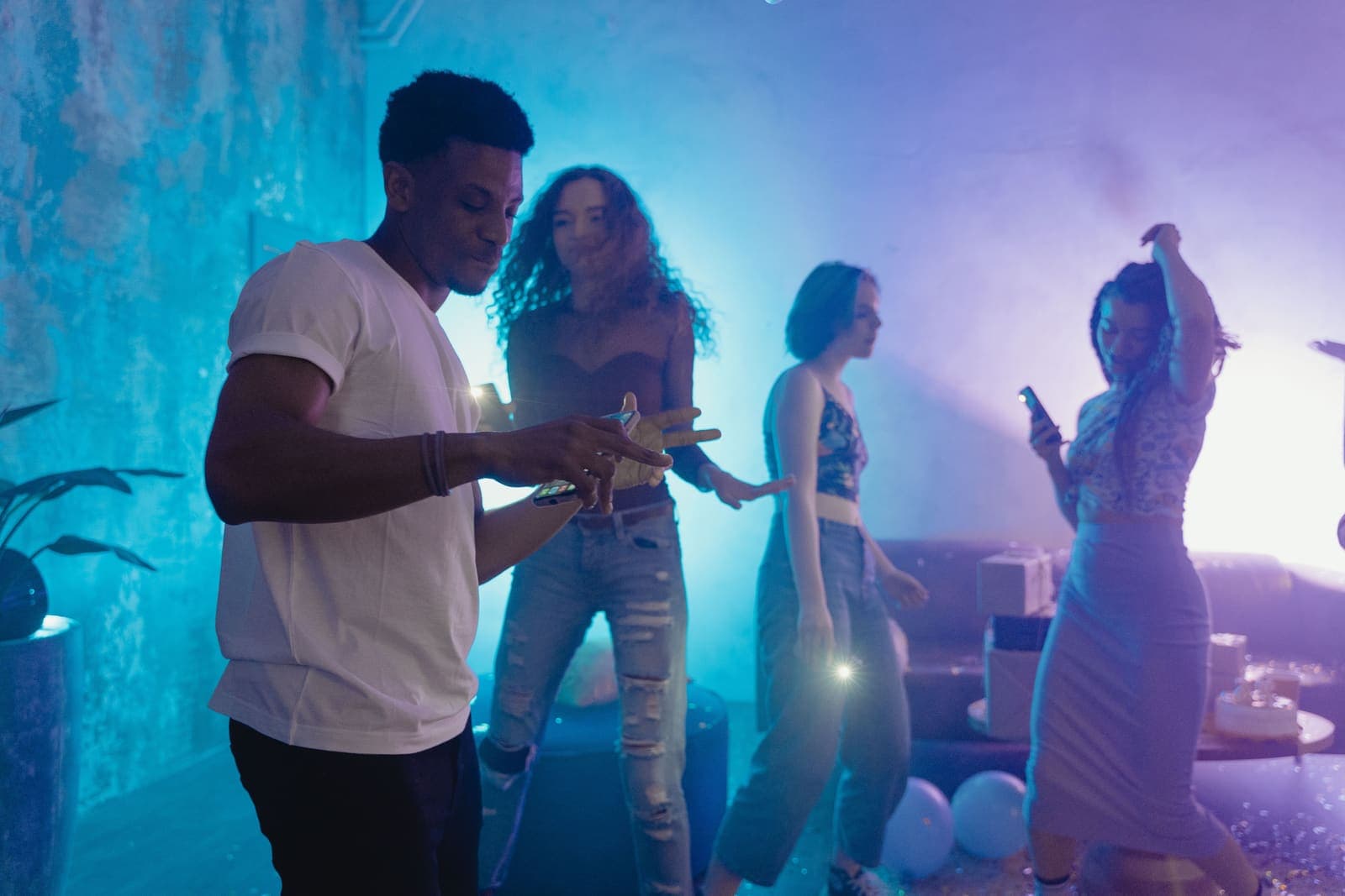 DJ Libasky performing as a Birthday Party DJ