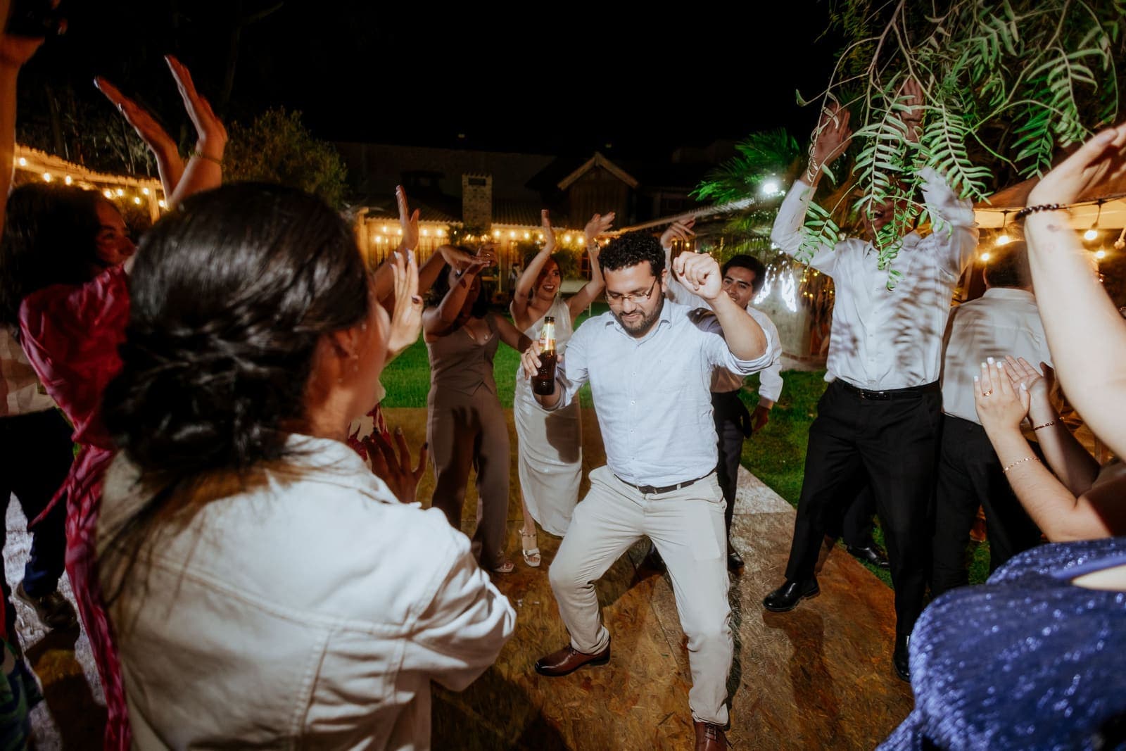 DJ Libasky performing as a Wedding DJ